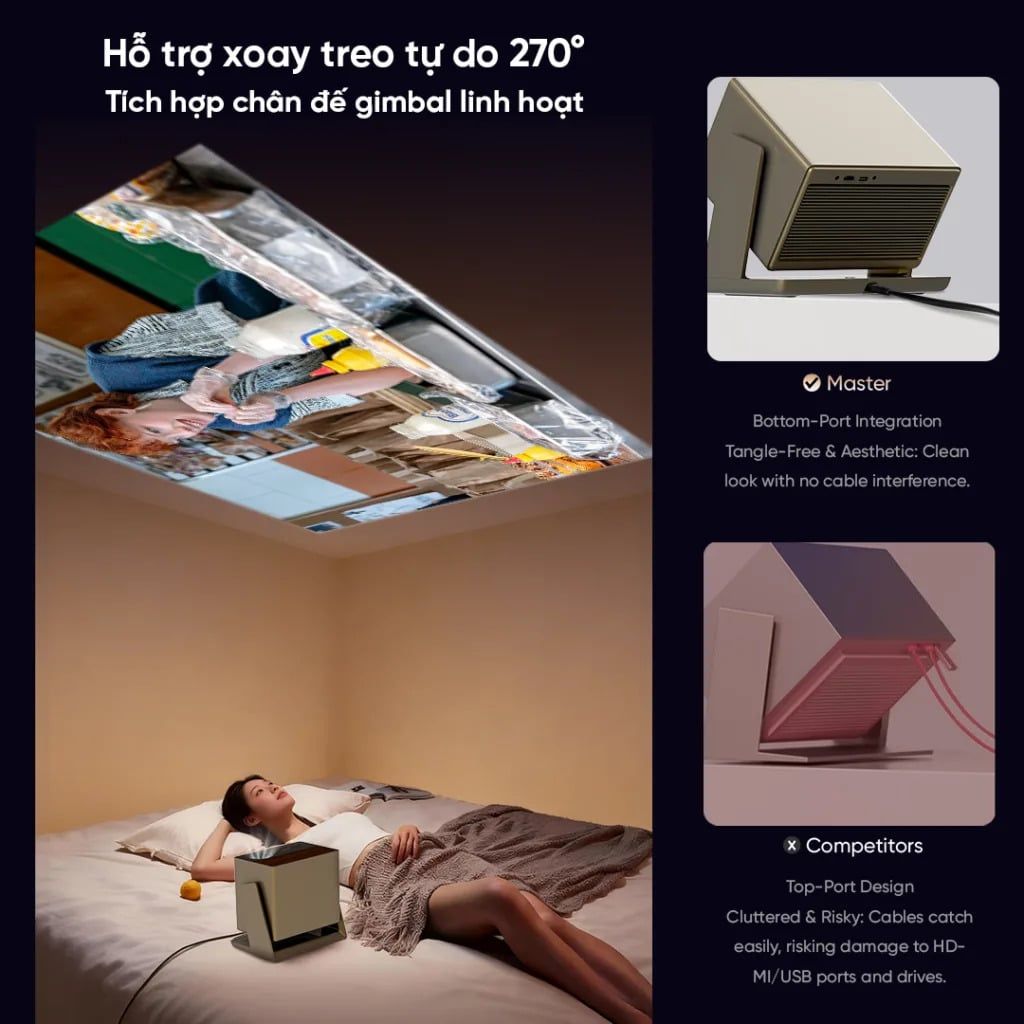 Máy Chiếu 4K Eroc Master Chính Hãng - Hình 8