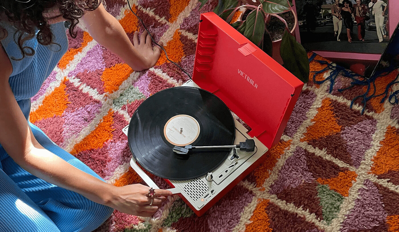 Máy Hát Đĩa Than Bluetooth Victrola Respin Chính Hãng - Hình 7