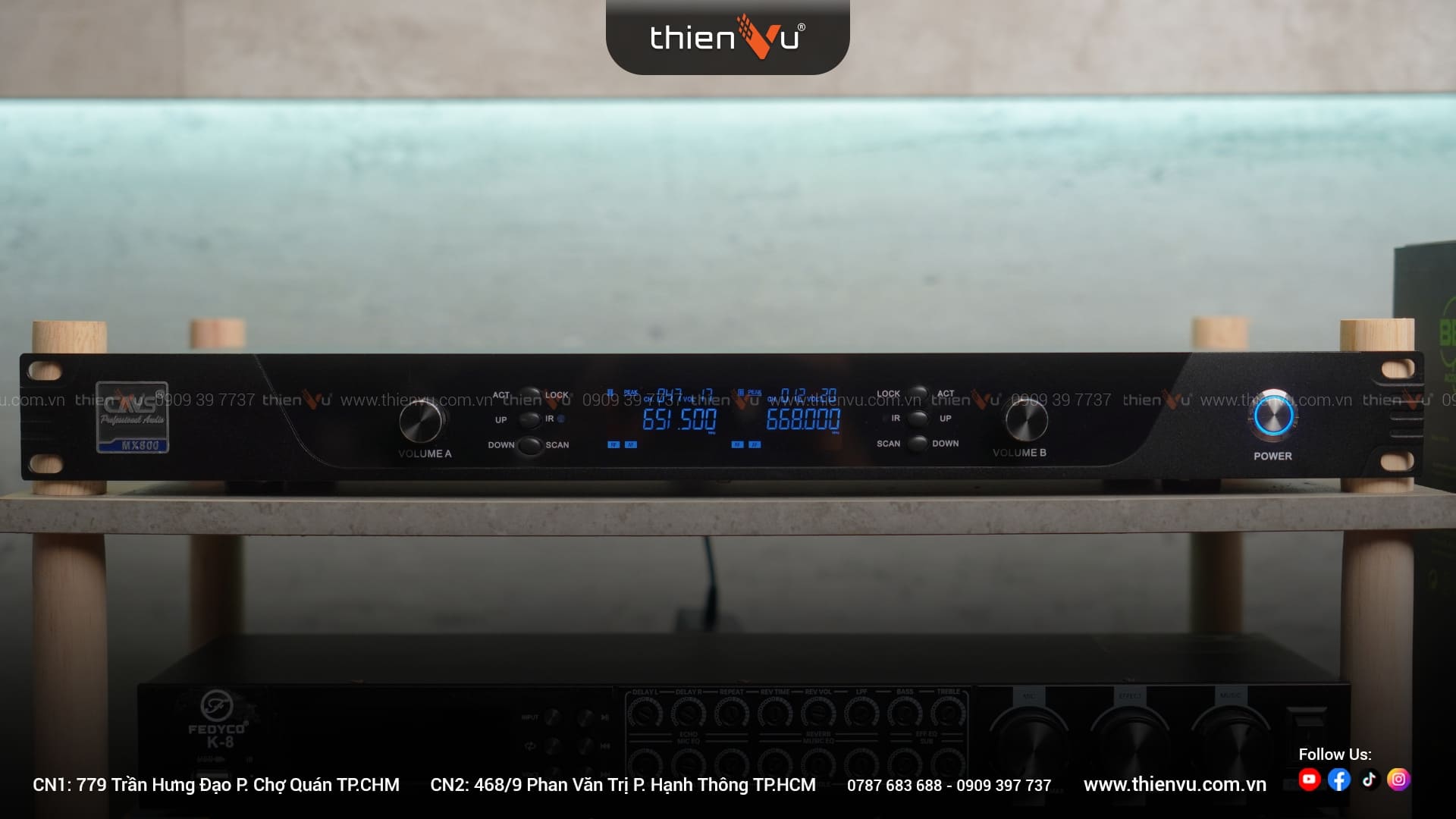 Micro Không Dây CAVS MX800 Chính Hãng - Hình 7