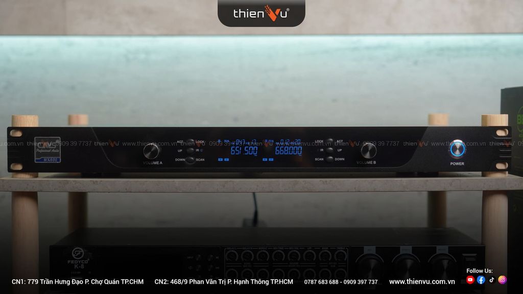 Micro Không Dây CAVS MX800 Chính Hãng - Hình 7