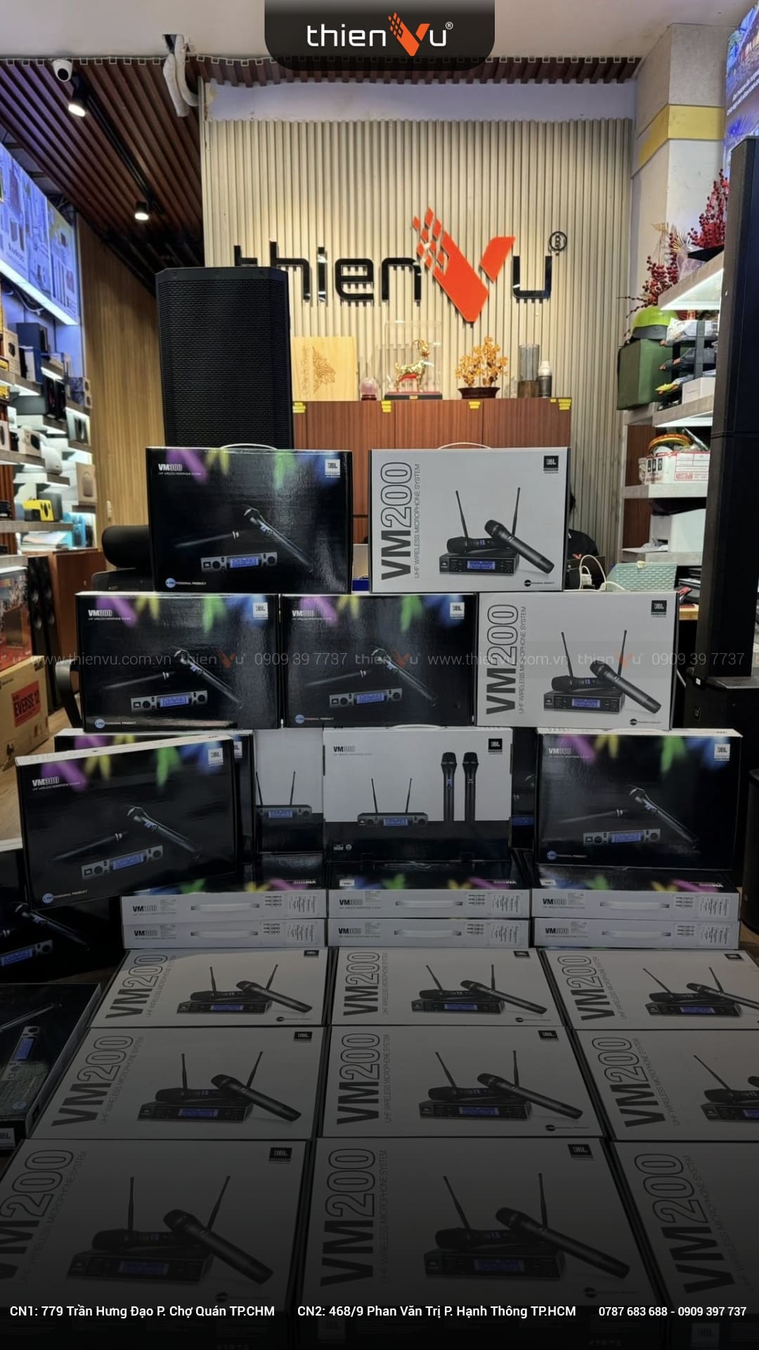 Micro Karaoke Không Dây JBL VM 200 Chính Hãng - Hình 11