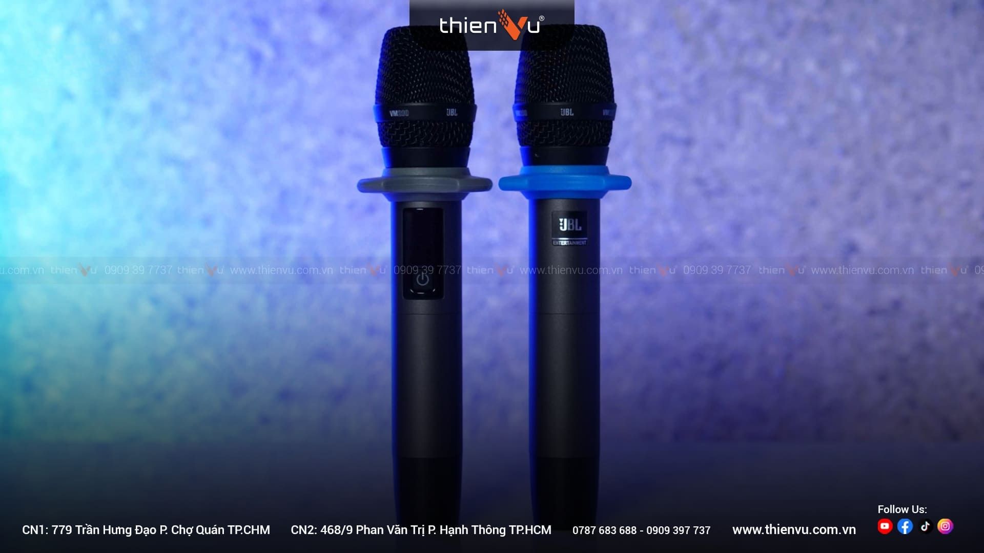 Micro Karaoke Không Dây JBL VM 200 Chính Hãng - Hình 6