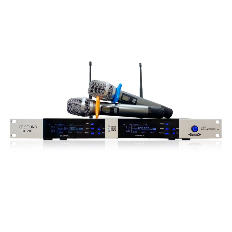 Micro karaoke không dây CASound M-200 chính hãng - Hình 1