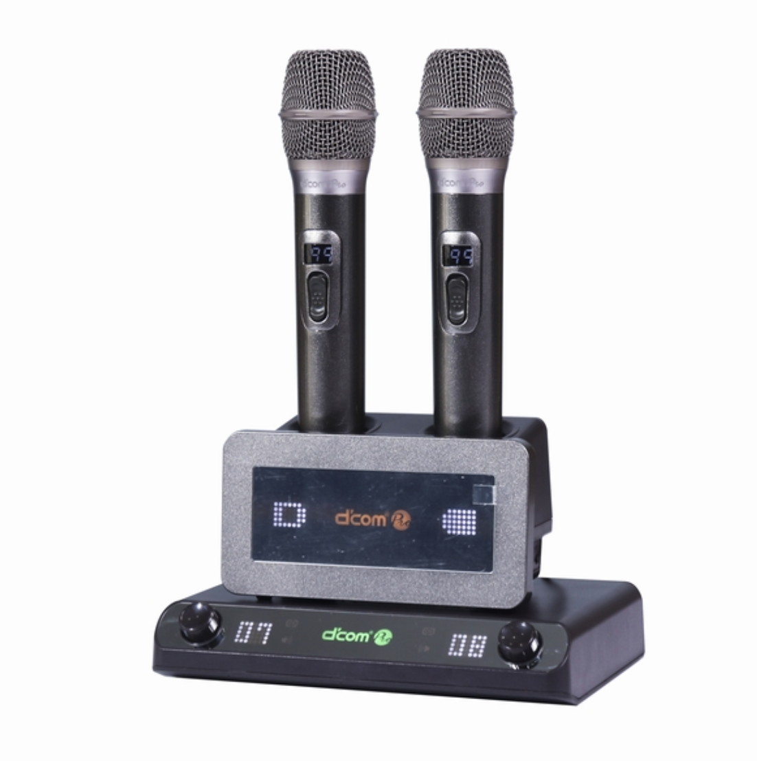 Micro karaoke cao cấp D'Com Pro ( Grey ) - Hình 1