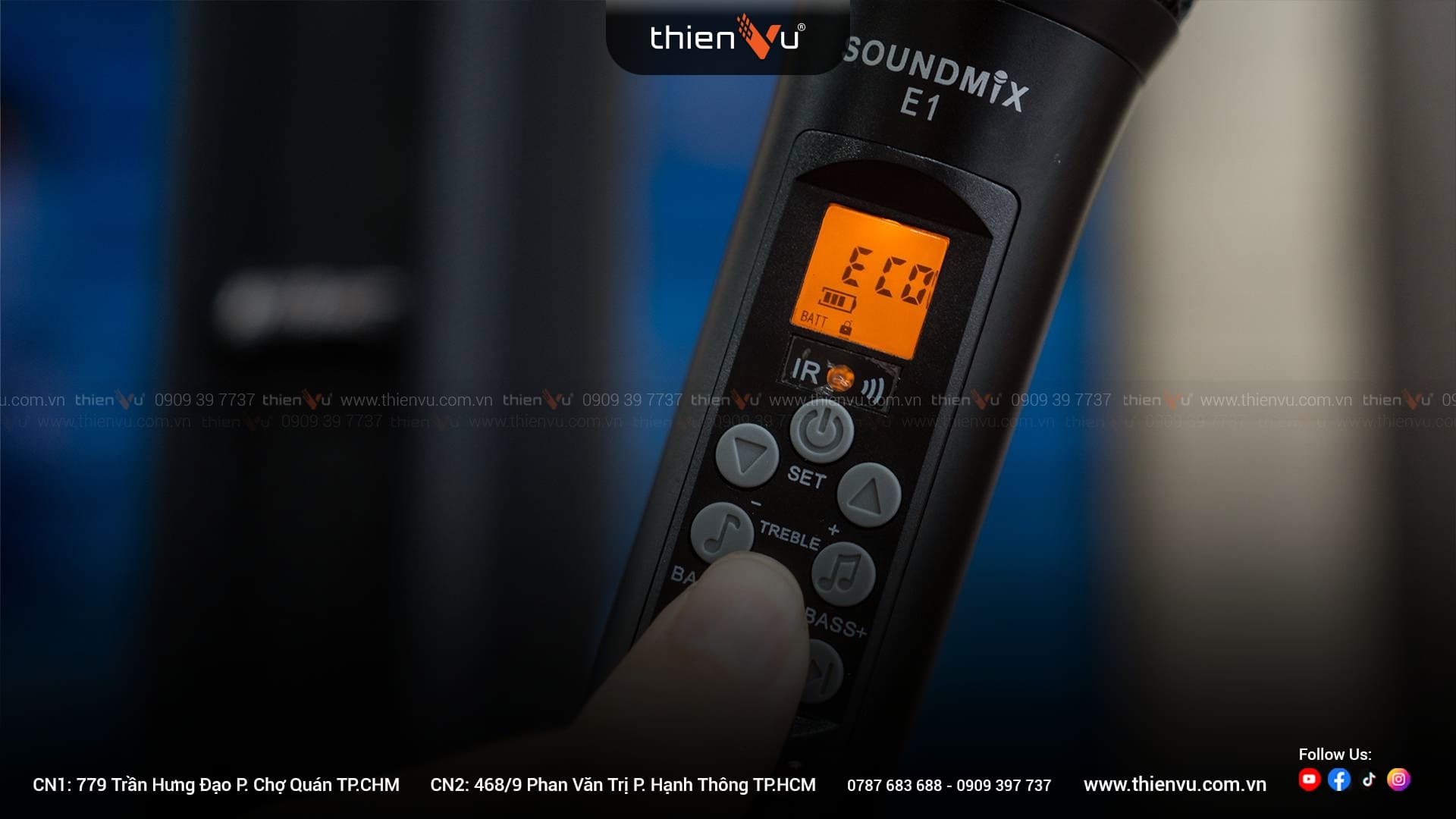 Micro Echo SoundMix E1 | Bắt Sóng Xa | Có Pin - Hình 8