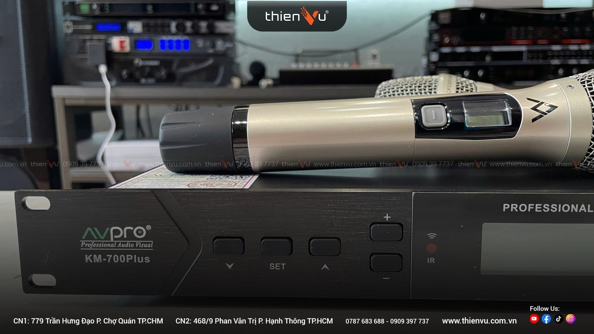 Micro Không Dây AVPRO KM-700 Plus Chính Hãng - Hình 5