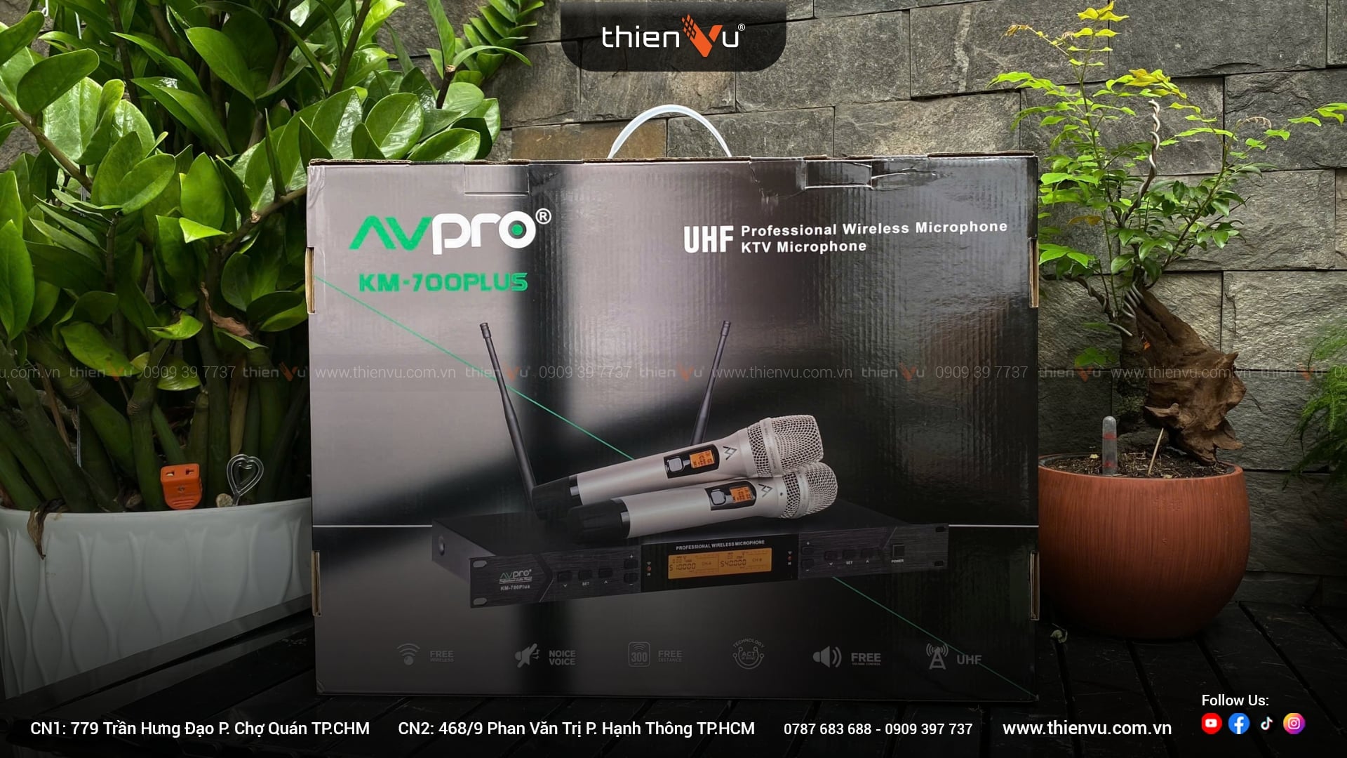 Micro Không Dây AVPRO KM-700 Plus Chính Hãng - Hình 7