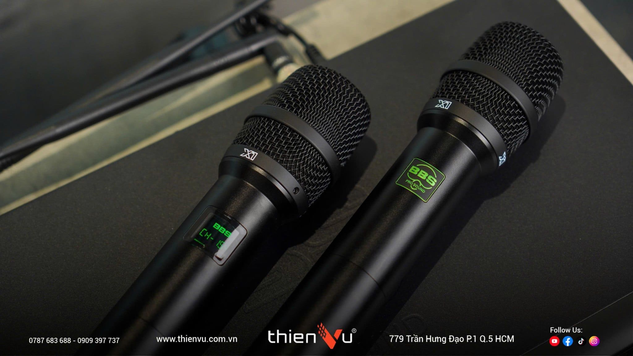 Micro karaoke không dây BBS S650 hiện đại - Hình 10