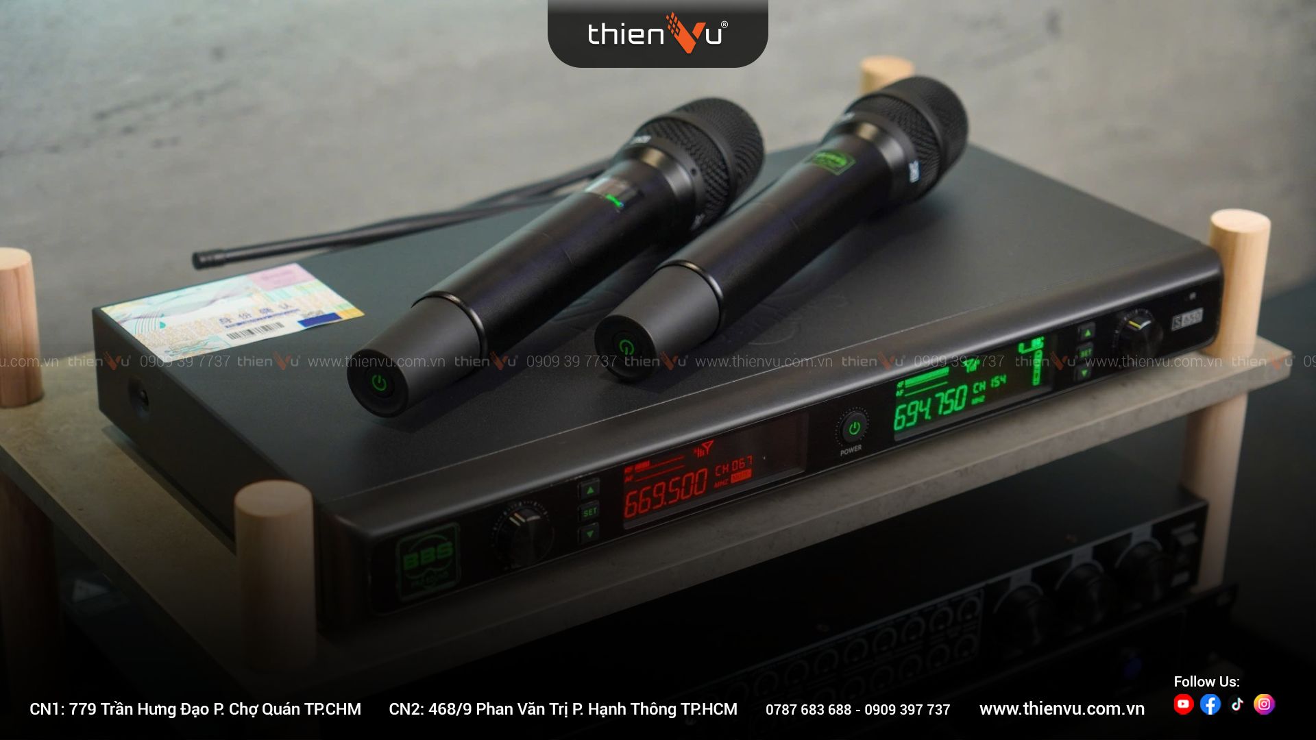Hệ Thống Âm Thanh Hội Trường 70-100 Khách TV25 - Hình 5