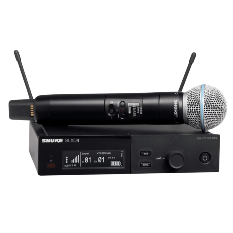 Micro Không Dây Shure SLXD24/B58 Chính Hãng - Hình 2