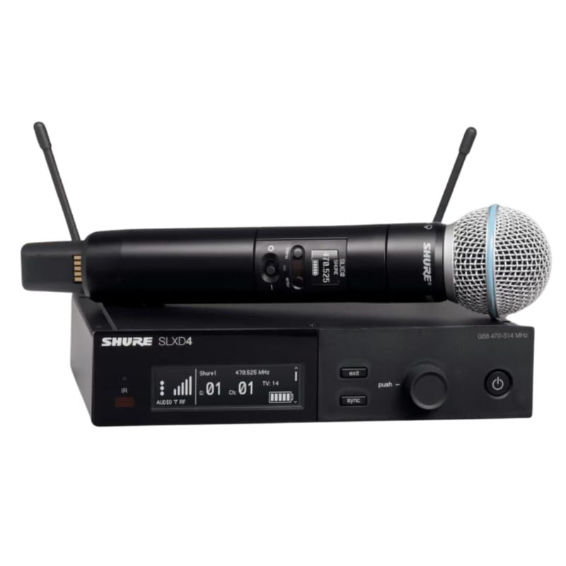 Micro Không Dây Shure SLXD24/B58 Chính Hãng - Hình 2