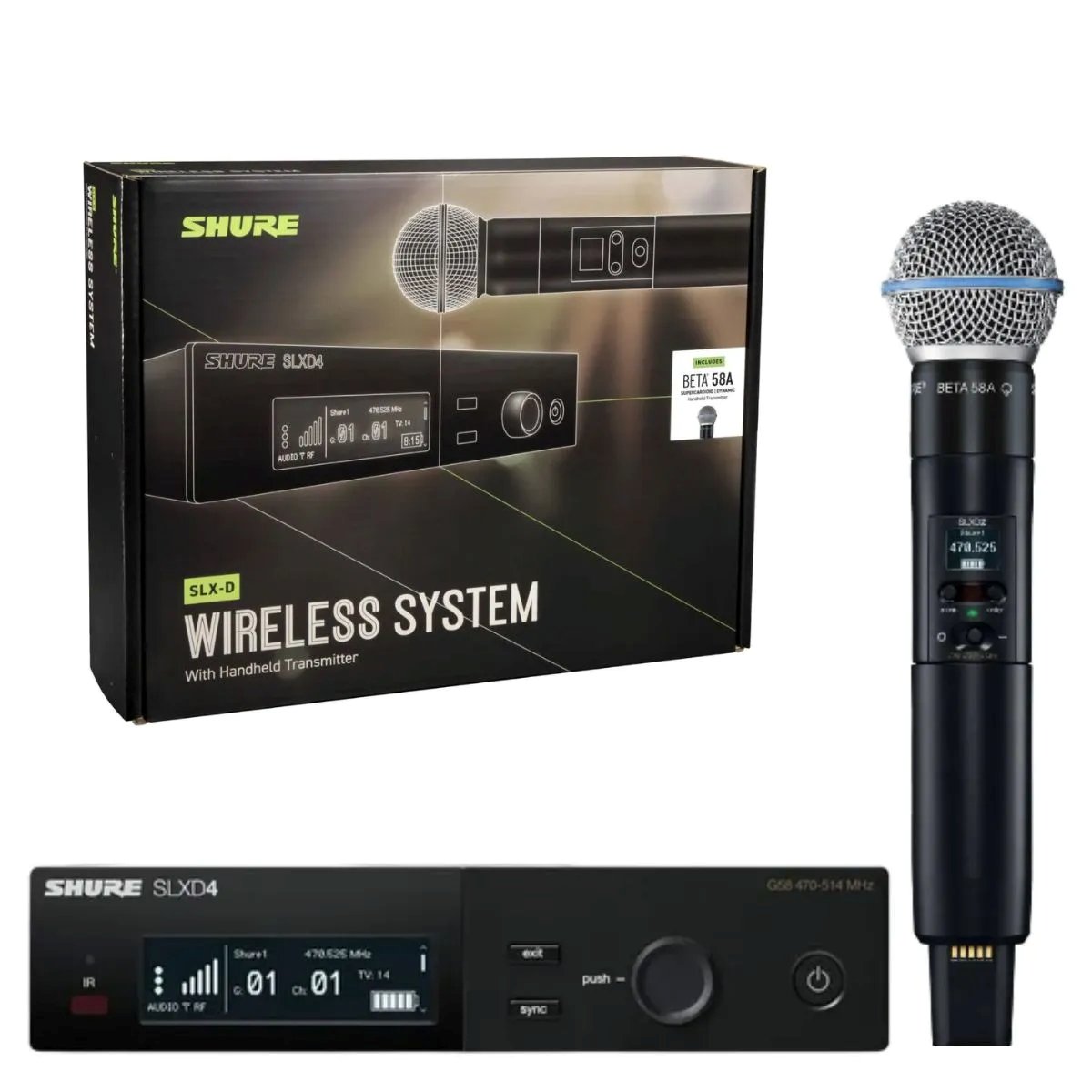Micro Không Dây Shure SLXD24/B58 Chính Hãng - Hình 3