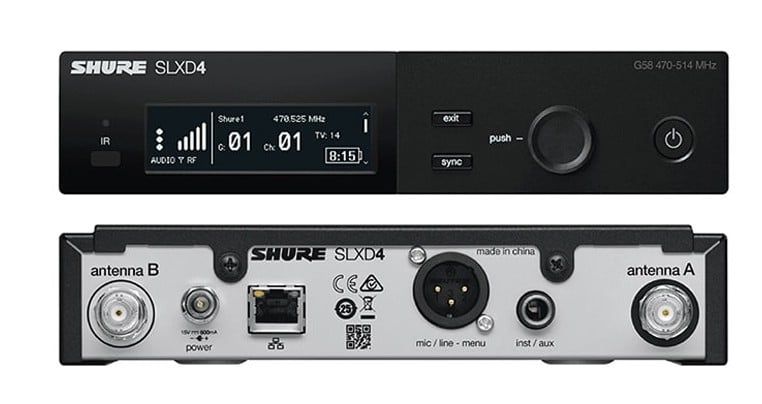 Micro Không Dây Shure SLXD24A/B87A Chính Hãng - Hình 6