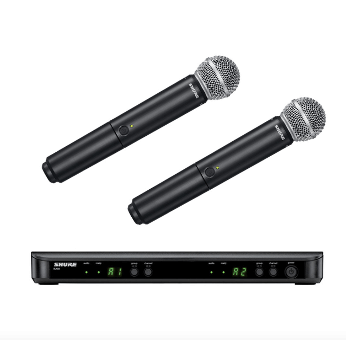Micro karaoke không dây Shure BLX288/SM58 chính hãng - Hình 1