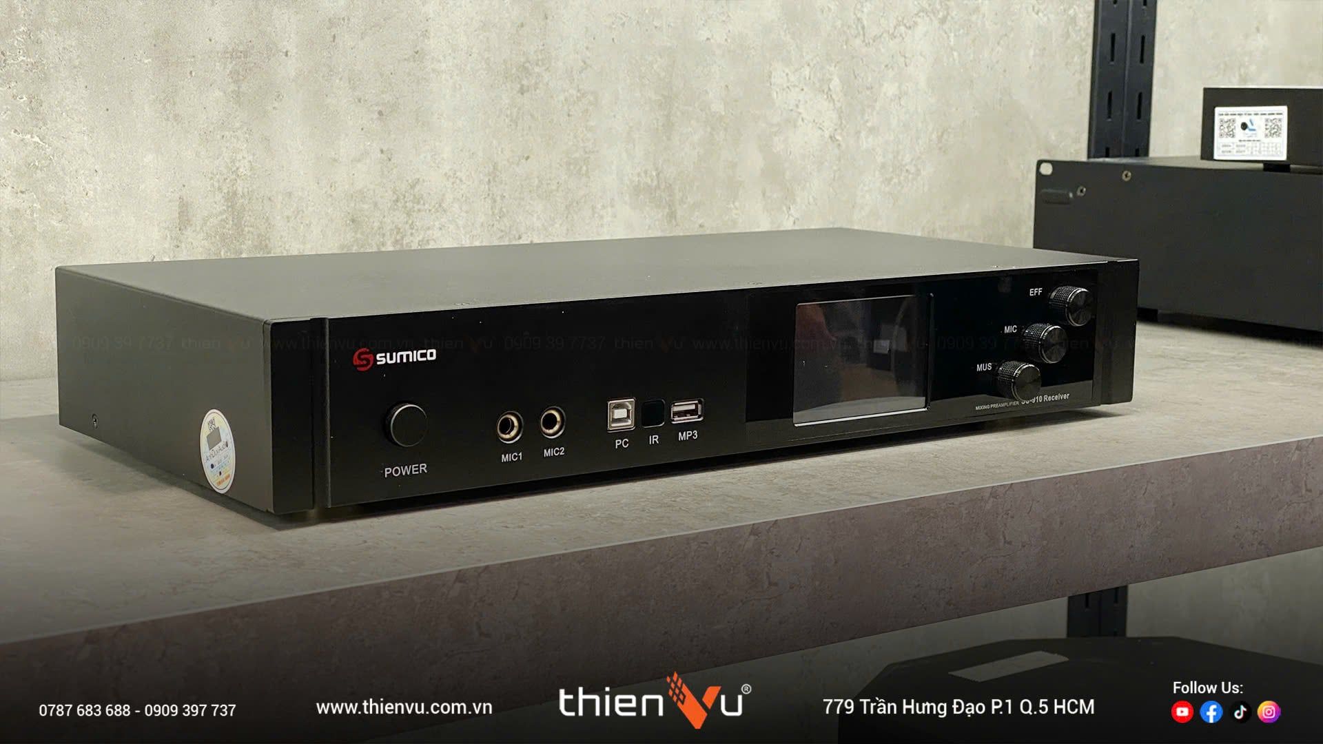 Micro Tích Hợp Mixer Karaoke Sumico SU-910 Chính Hãng - Hình 4