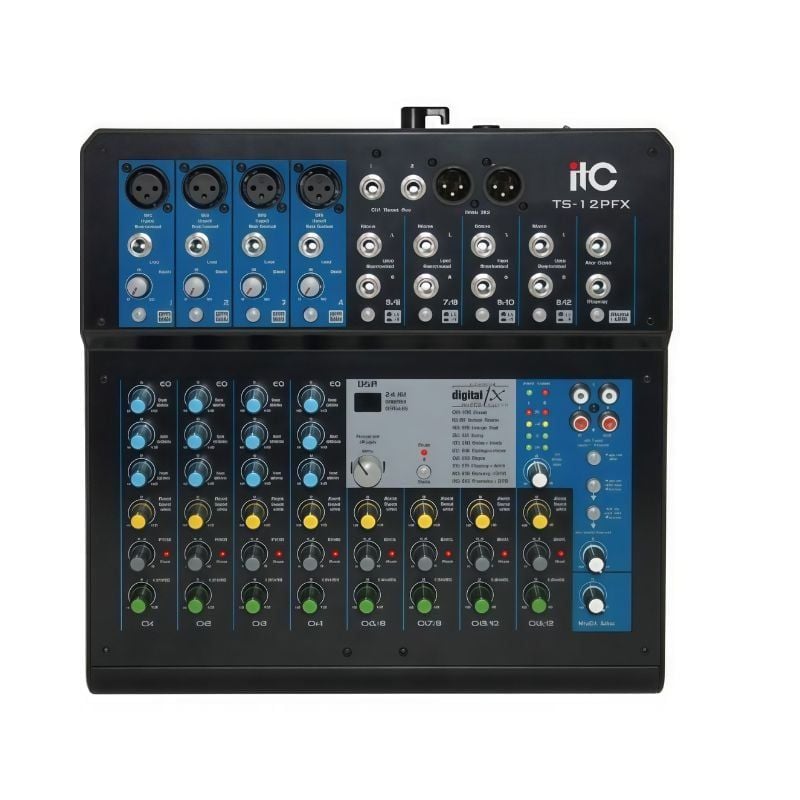 Mixer 12 Kênh ITC TS-12PFX Chính Hãng - Hình 1