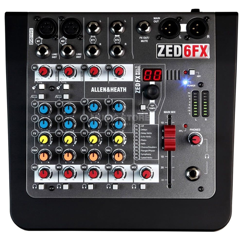 Mixer Allen & Heath ZED-6FX chính hãng - Hình 1