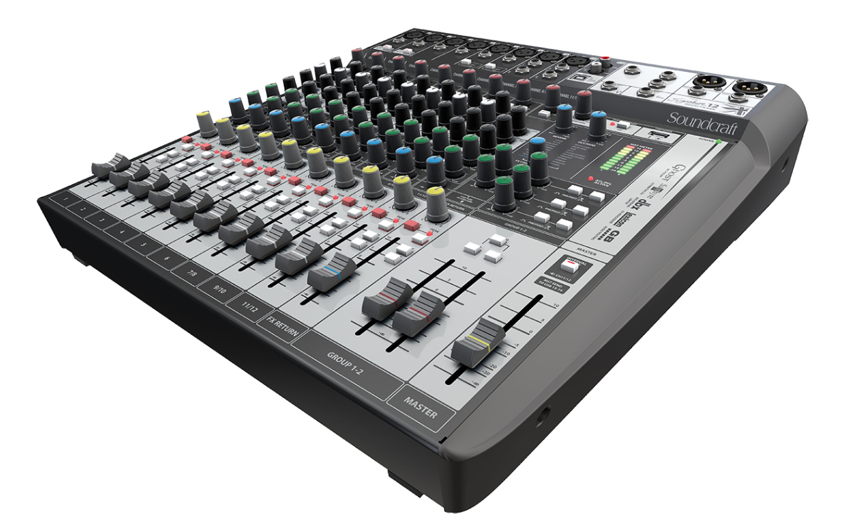 Mixer Soundcraft Signature 12 MTK chính hãng - Hình 1