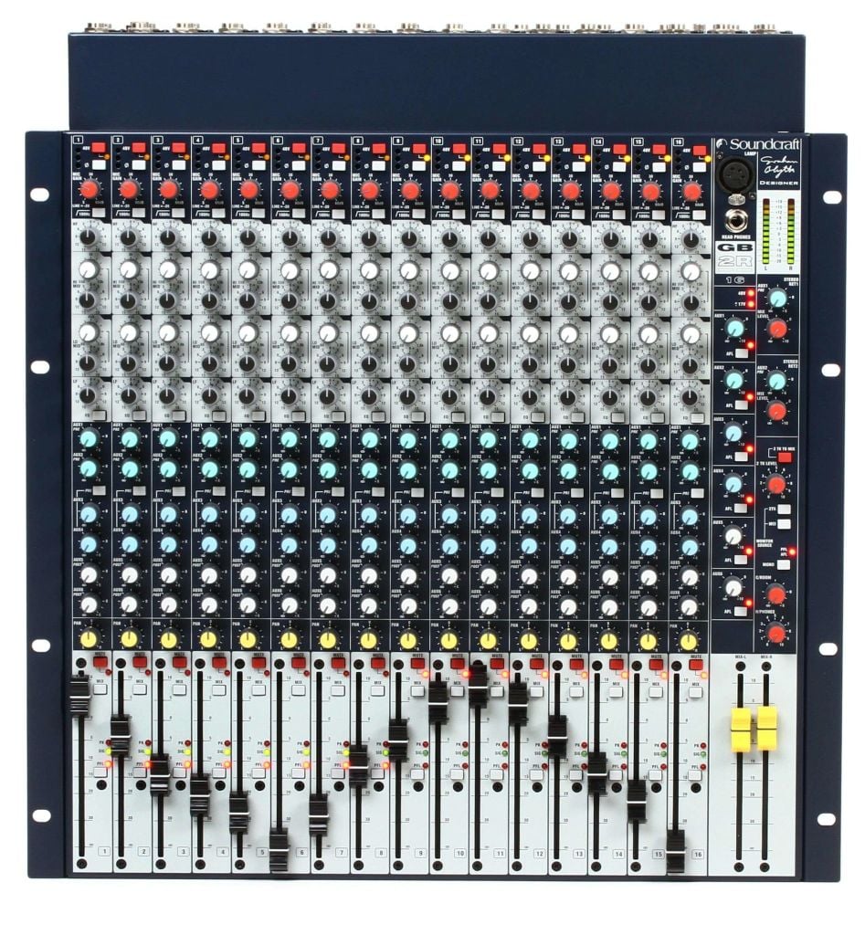 Mixer Soundcraft GB2R 16CH CONSOLE chính hãng - Hình 1