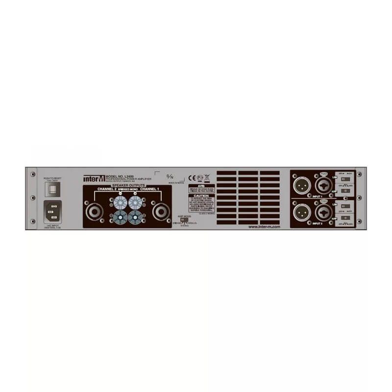 Cục đẩy công suất Inter-M L-1400 chính hãng - Hình 2