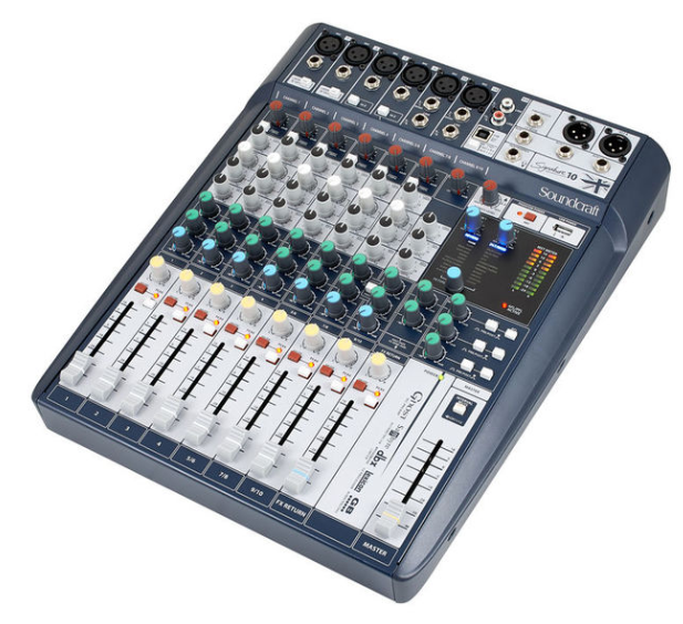 Mixer Soundcraft Signature 10 chính hãng - Hình 1