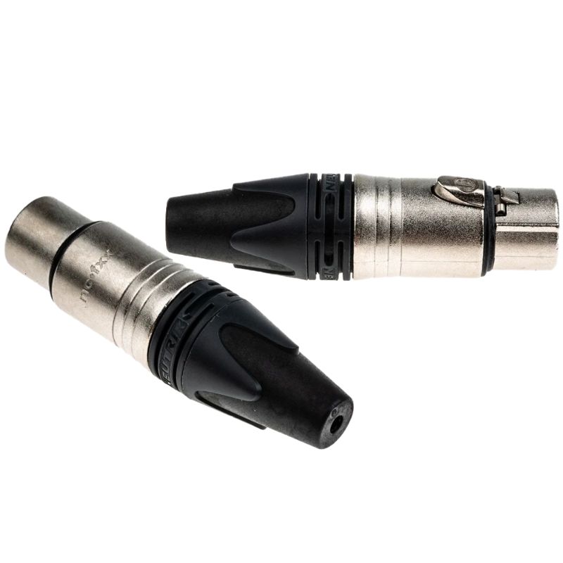 Neutrik - Jack XLR (Canon) Cái, 4pin, Mạ Nickel Chính Hãng - Hình 2