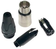 Neutrik - Jack XLR (Canon) Cái, 4pin, Mạ Nickel Chính Hãng - Thumb 3