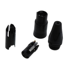 NEUTRIK - Jack XLR (canon) cái, màu đen chân mạ vàng - Thumb 2