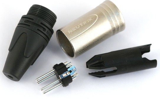 Neutrik - Jack XLR (Canon) Đực, 4pin, Mạ Nickel Chính Hãng - Hình 5