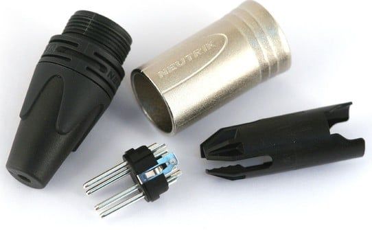 Neutrik - Jack XLR (Canon) Đực, 4pin, Mạ Nickel Chính Hãng - Hình 5