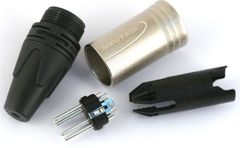 Neutrik - Jack XLR (Canon) Đực, 4pin, Mạ Nickel Chính Hãng - Thumb 5