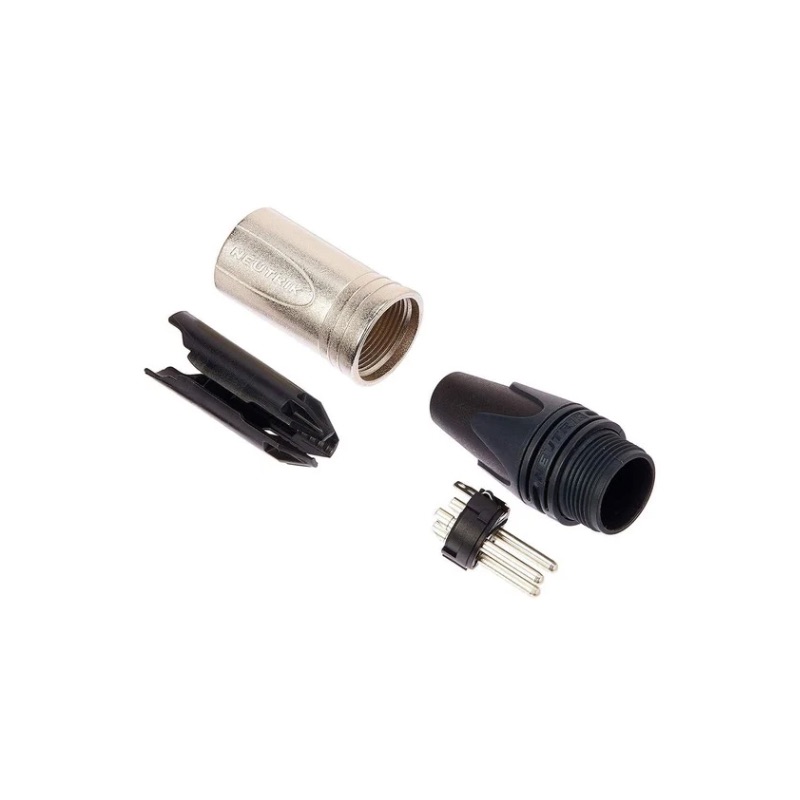 NEUTRIK - Jack XLR (canon) đực, mạ Nickel - Hình 2