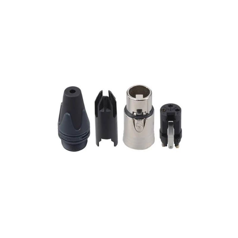 NEUTRIK - Jack XLR (canon) cái, mạ Nickel - Hình 2