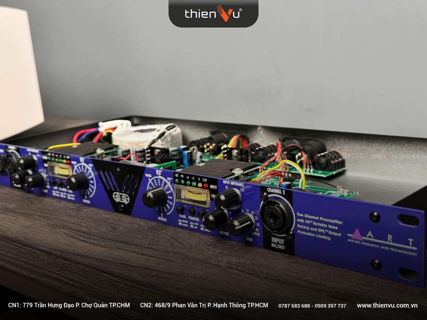 Preamp Đèn ART TPS II | 2-Channel Tube Preamp with V3 Presets - Hình 14
