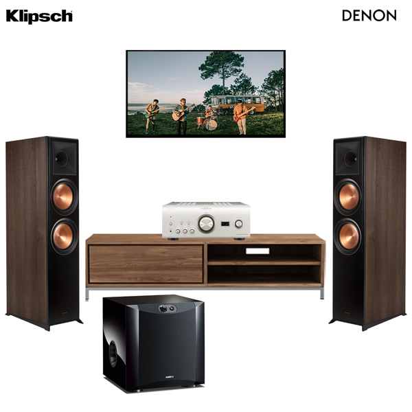 Dàn nghe nhạc 2 kênh NN12-TV (Klipsch 8000F & Denon 2500NE &Yamaha SW300) - Hình 1