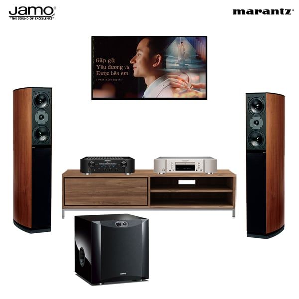 Dàn nghe nhạc 2 kênh NN13-TV (Jamo D590+Marantz PM8006 & Marantz CD6007) - Hình 1
