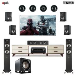 Dàn xem phim 7.1.4 XP135-TV (Polk Reserve R600 +Polk Resrve R350 + Polk Reserve R200 + Polk Audio HTS12 + Jamo IC 408 LCR + Denon AVC-X4700H)&nbsp;