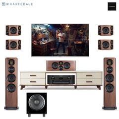 Dàn xem phim 7.1 XP140-TV (Wharfedale Evo 4.4 + Wharfedale Evo 4.C + Wharfedale Evo 4.S + Wharfedale sub SW-15 + Marantz SR5015)