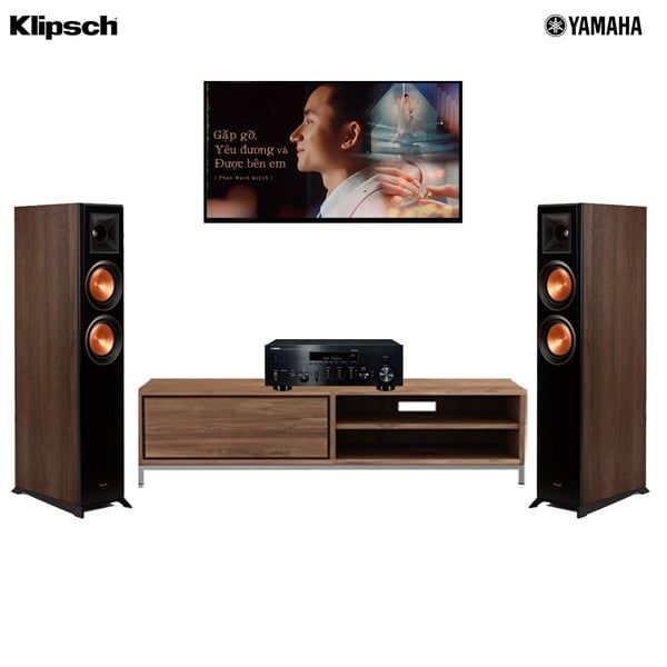 Dàn nghe nhạc 2 kênh NN43-TV (Klipsch RP 5000F & Yamaha R N803) - Hình 1