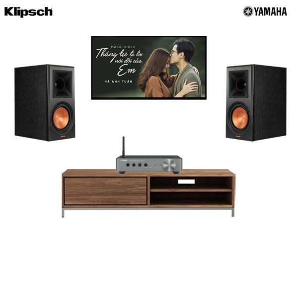 Dàn nghe nhạc 2 kênh NN48-TV (Klipsch RP 600M & Yamaha WXA50) - Hình 1