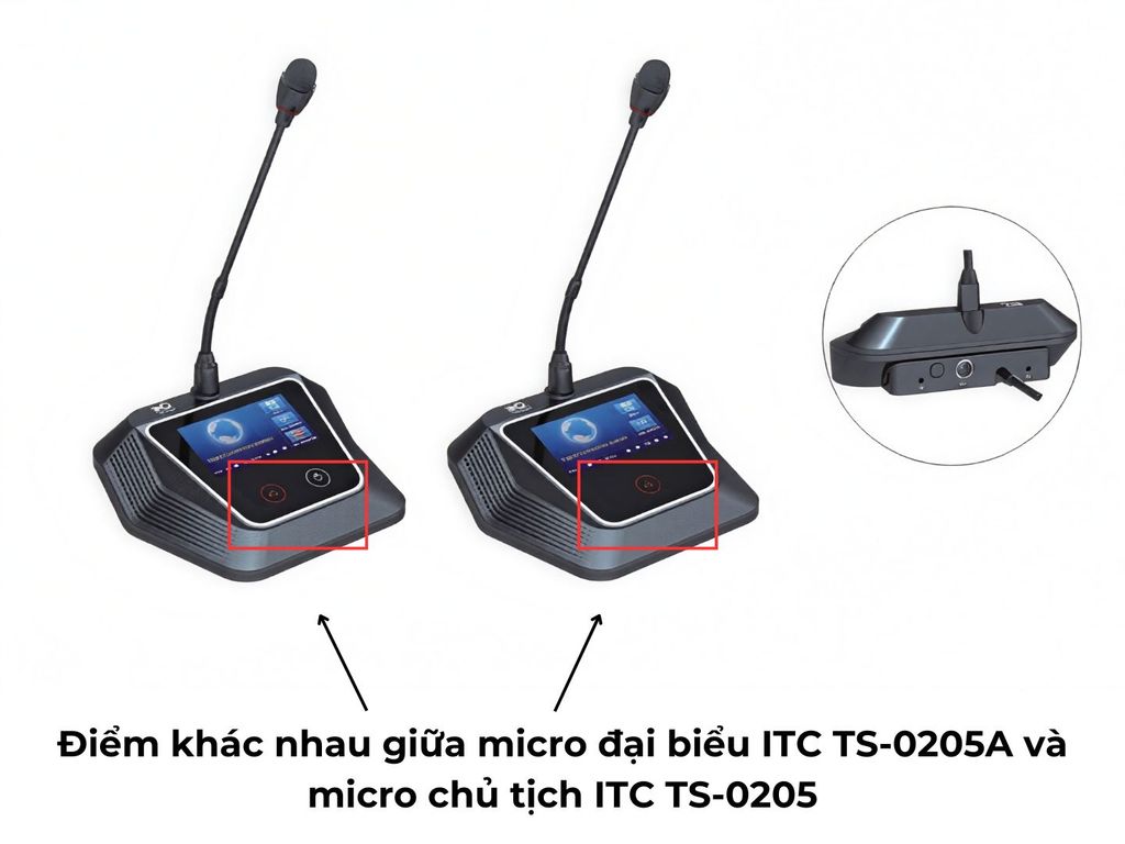 Micro Đại Biểu ITC TS-0205A Chính Hãng - Hình 4