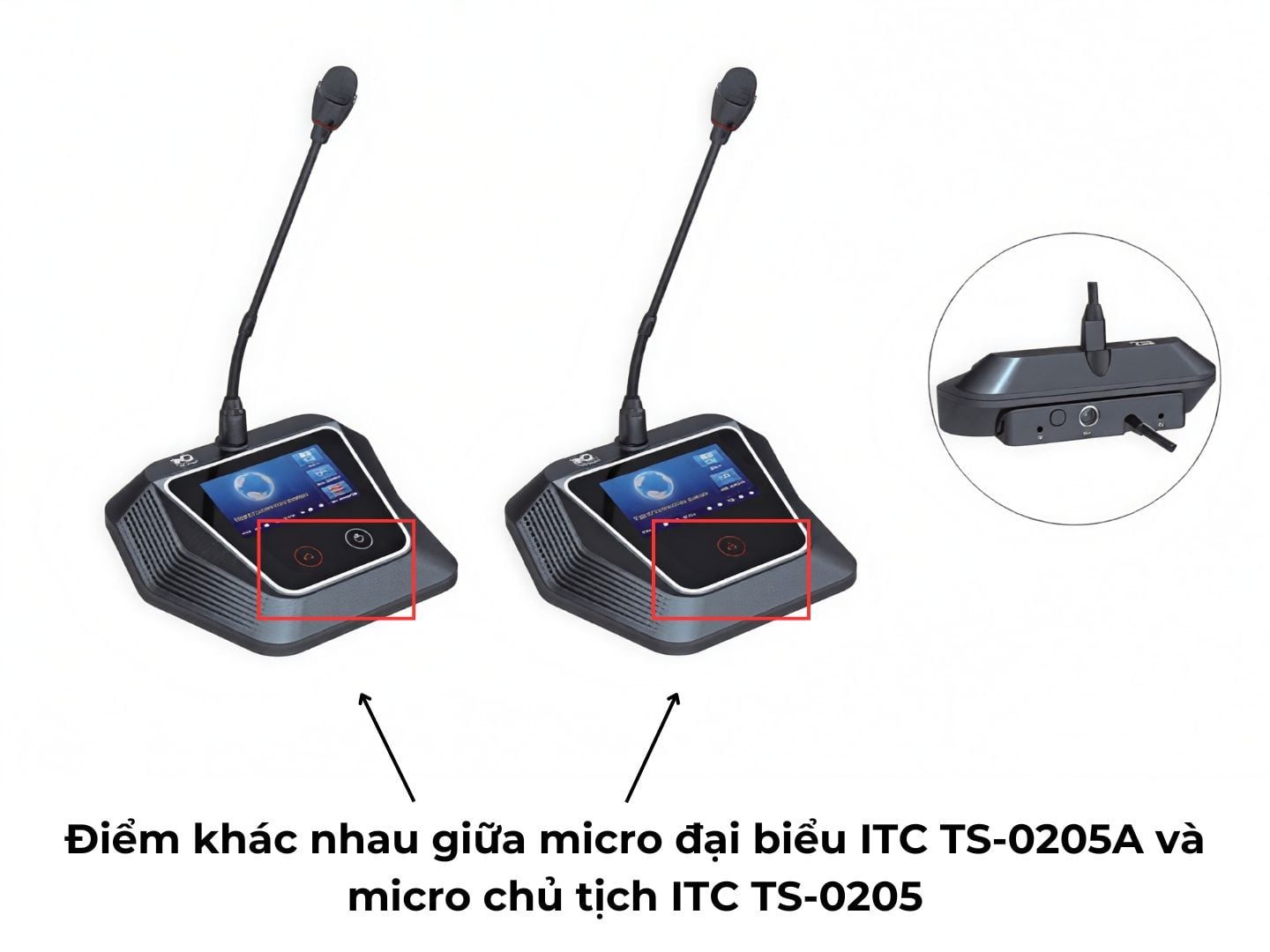 Micro Đại Biểu ITC TS-0205A Chính Hãng - Hình 4