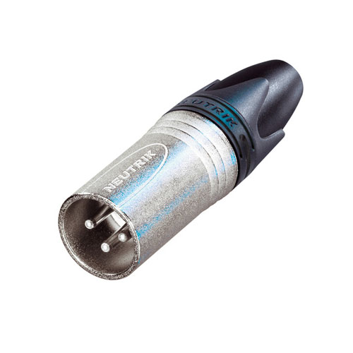 NEUTRIK - Jack XLR (canon) đực, mạ Nickel - Hình 1