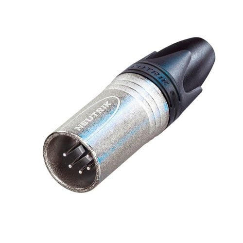 NEUTRIK - Jack XLR (canon) đực, 5pin, mạ nickel - Hình 1