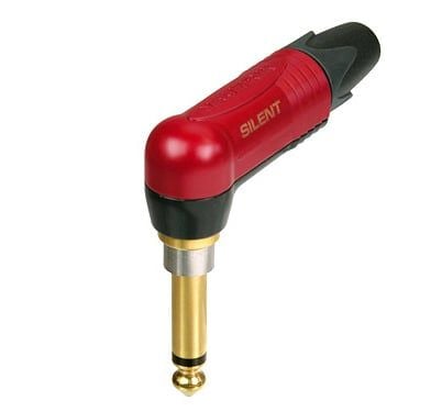 NEUTRIK - Jack mono 6.3mm cong 90*, silentPLUG, chân mạ vàng - Hình 1