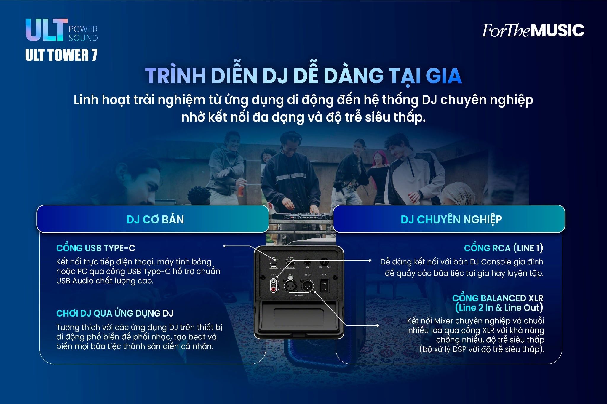 Loa Di Động Sony ULT Tower 7 Chính Hãng - Hình 11
