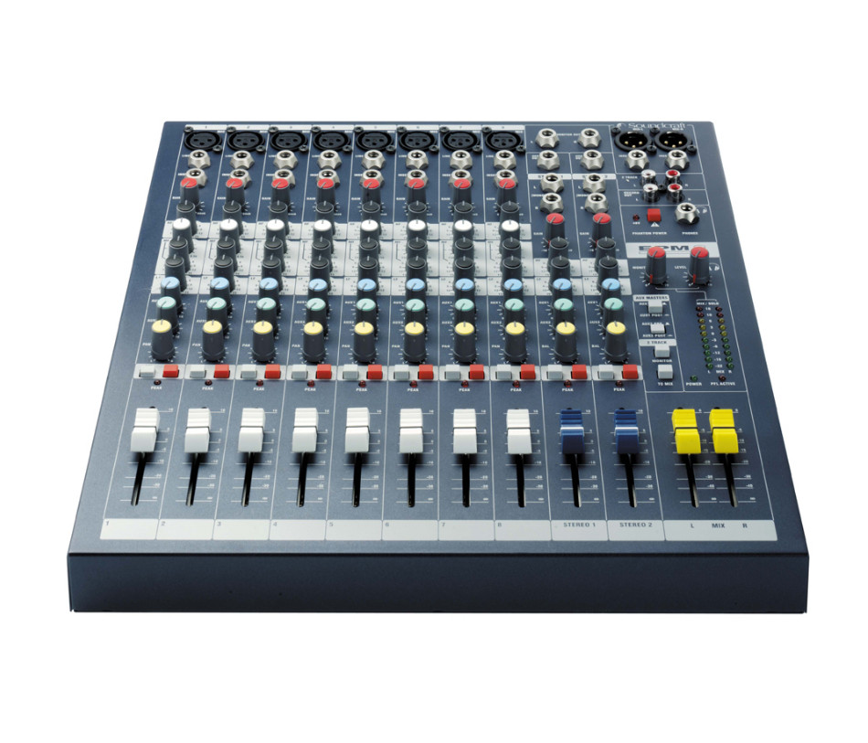 Mixer Soundcraft EPM 8 chính hãng - Hình 1