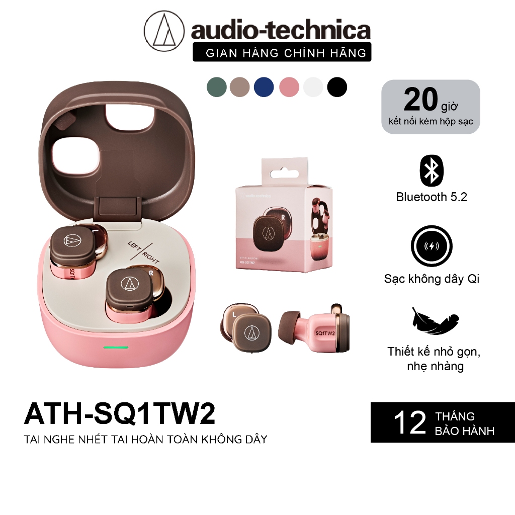 Tai Nghe Audiotechnica SQ1TW2 Chính Hãng - Hình 3