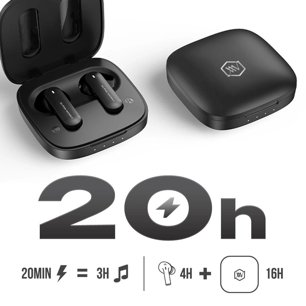 Tai Nghe True Wireless Alpha Works Curve 100 Chính Hãng - Hình 5