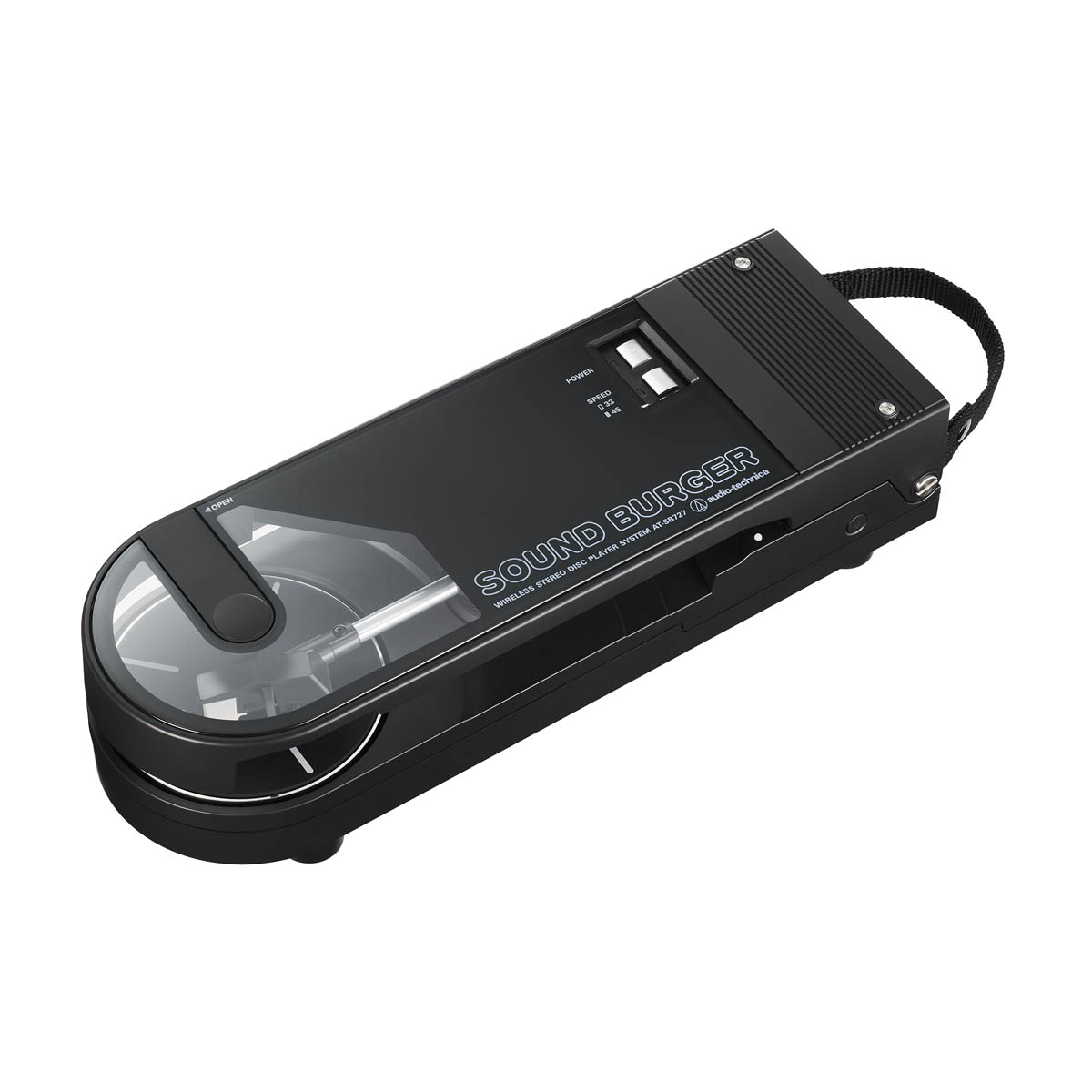 Mâm Đĩa Than Audio Technica Sound Burger - Portable Bluetooth Turntable TATSB727 - Hình 4